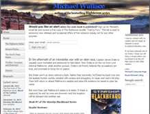 Tablet Screenshot of michaelwallaceauthor.com